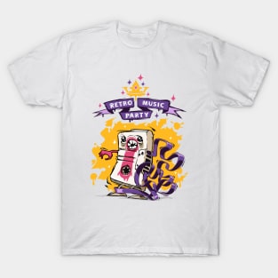 Retro Music Party Poster T-Shirt